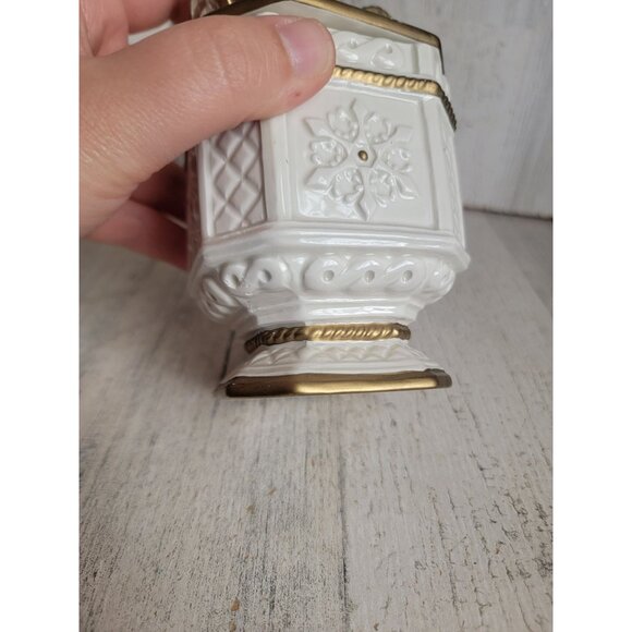 Fitz Floyd trinket box snowy Woods snowflake vintage home decor - Picture 8 of 9